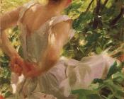 安德斯左恩 - Woman dressing